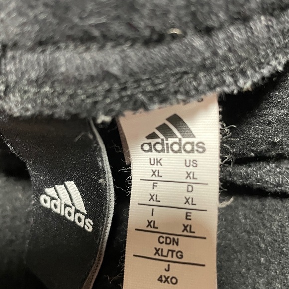 Adidas Black Sweatpants with White Stripes Size XL - Picture 6 of 6